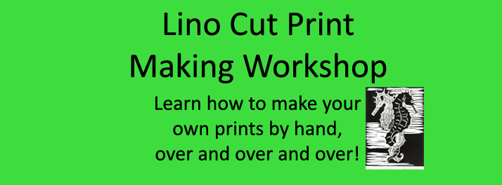 Lino Cut Print Making Workshop