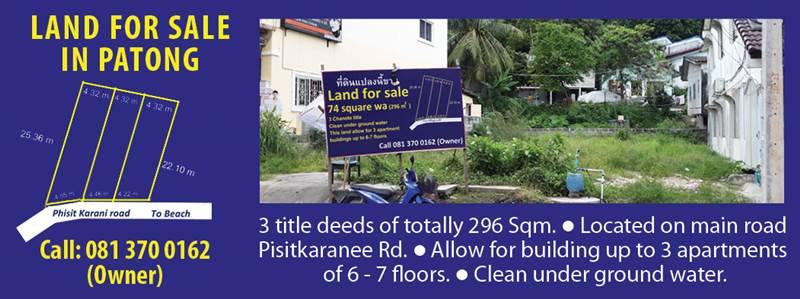 Land for sale in Patong