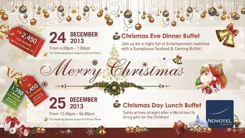CHRISTMAS DAY @NOVOTEL KAMALA!