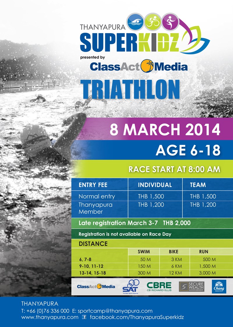 Thanyapura Superkidz Triathlon