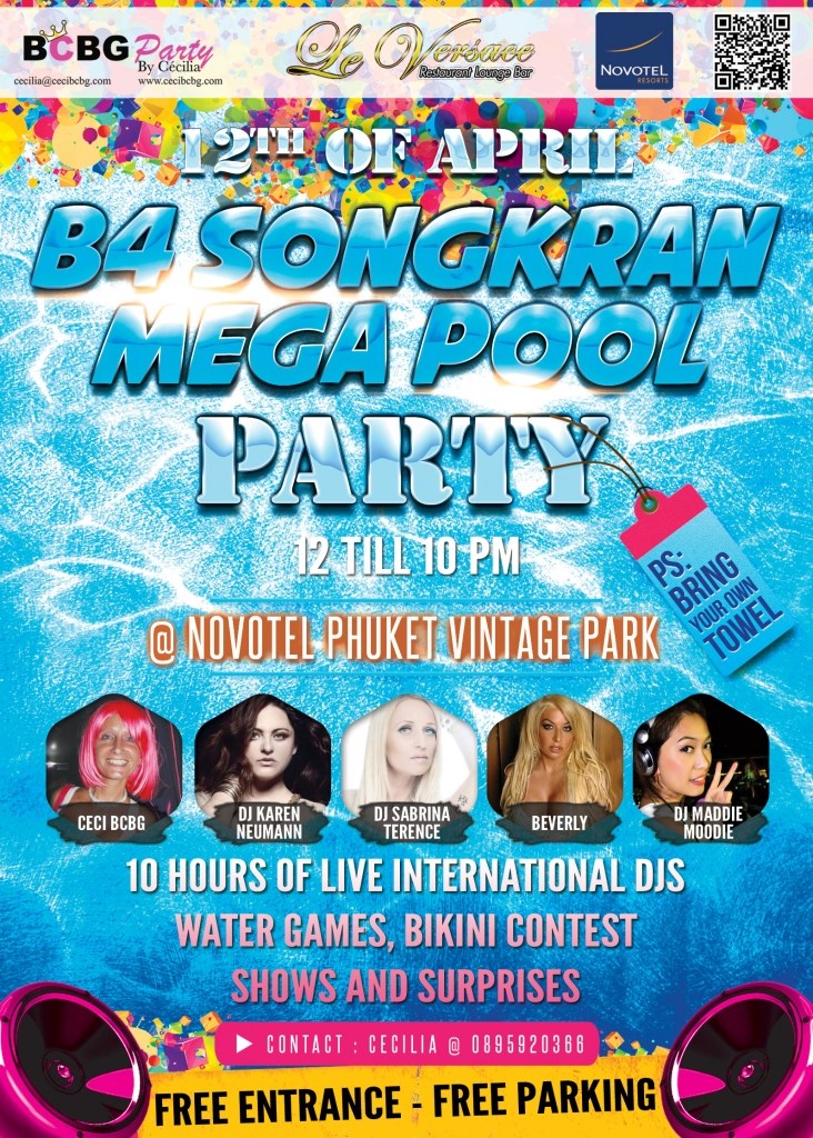 B4 Songkran Mega Pool Party