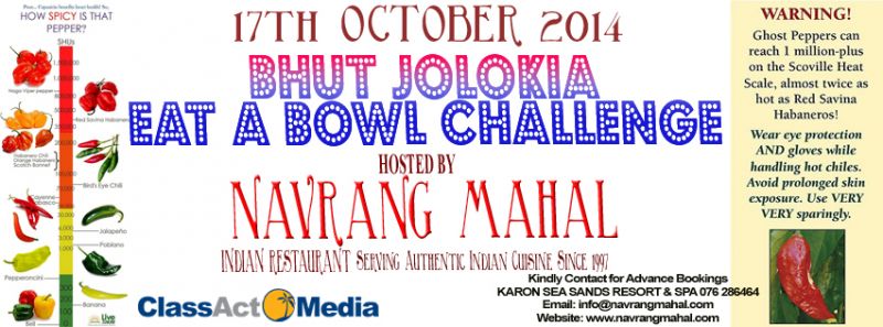 Bhut Jolokia (Ghost Chilli)  'Eat a Bowl' Challenge!