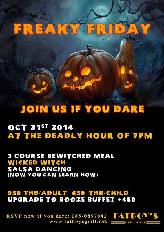 Freaky Friday At FatBoy’s Grill