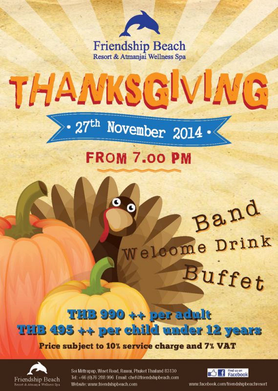 Thanksgiving Celebration Buffet & Party