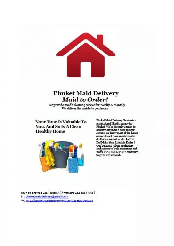 Phuket Maid's Delivery