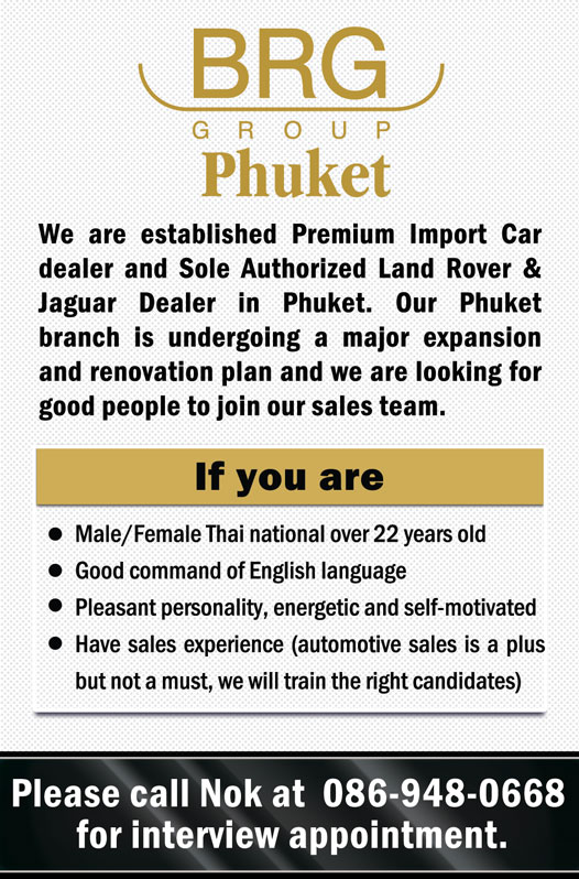 BRG Group - Looking for join our sales team