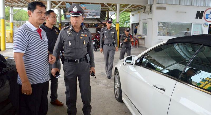 The Mercedes was found to be registered to Ufun scam fugitive Thaychasit Prasomsap.