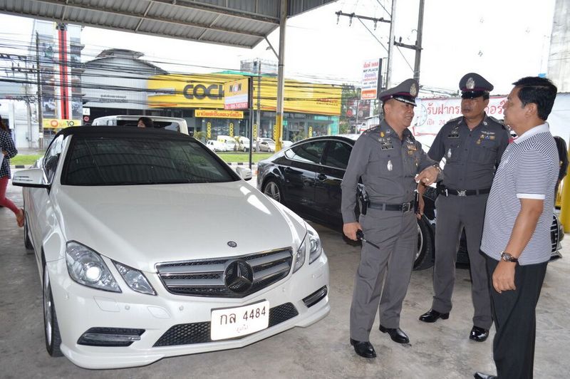 The Mercedes was found to be registered to Ufun scam fugitive Thaychasit Prasomsap.