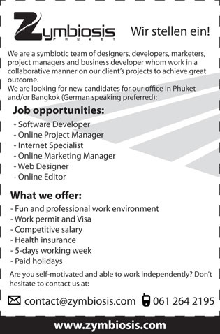 Zymbiosis Job Opportunities