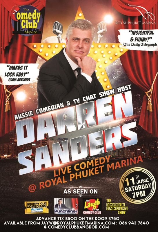 Stand up Comedy at Royal Phuket Marina