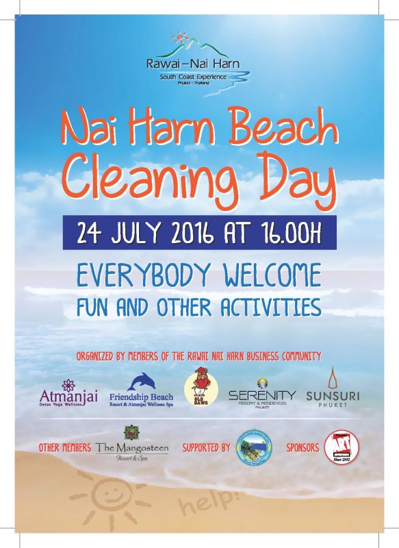 Nai Harn Beach Cleaning