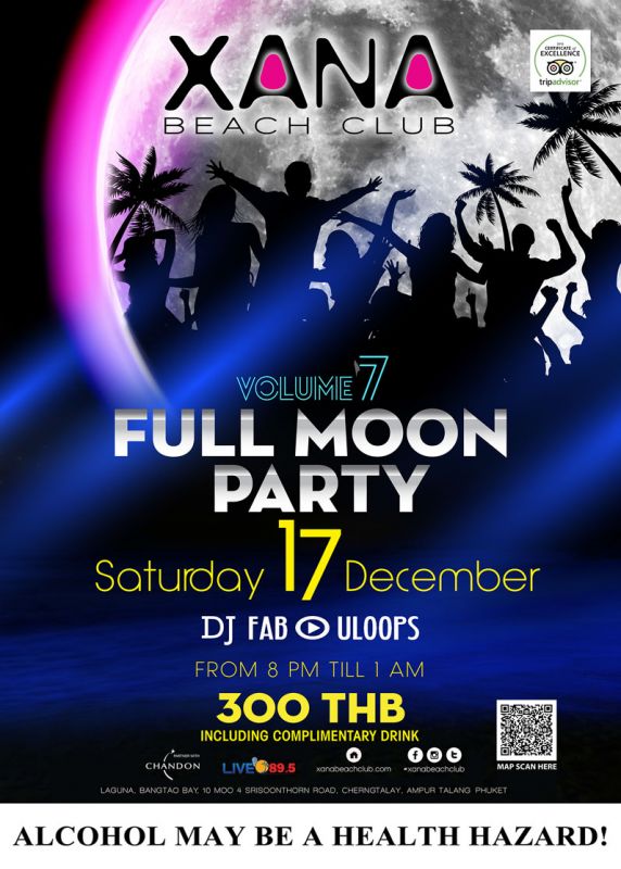 Full Moon Party Volume 7 at XANA Beach Club