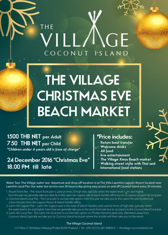 The Village Christmas Eve Beach Market