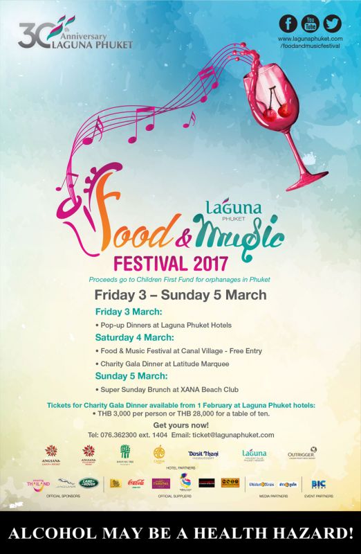 Laguna Phuket Food & Music Festival 2017