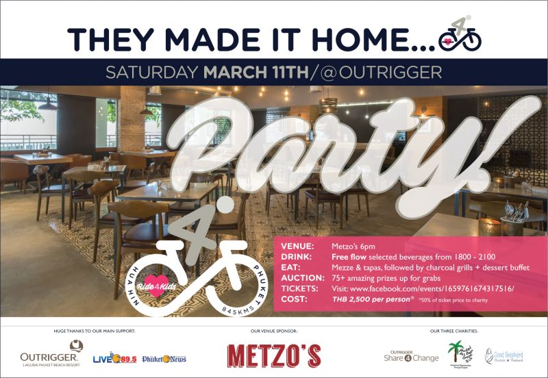 Ride 4 Kids Coming Home Party