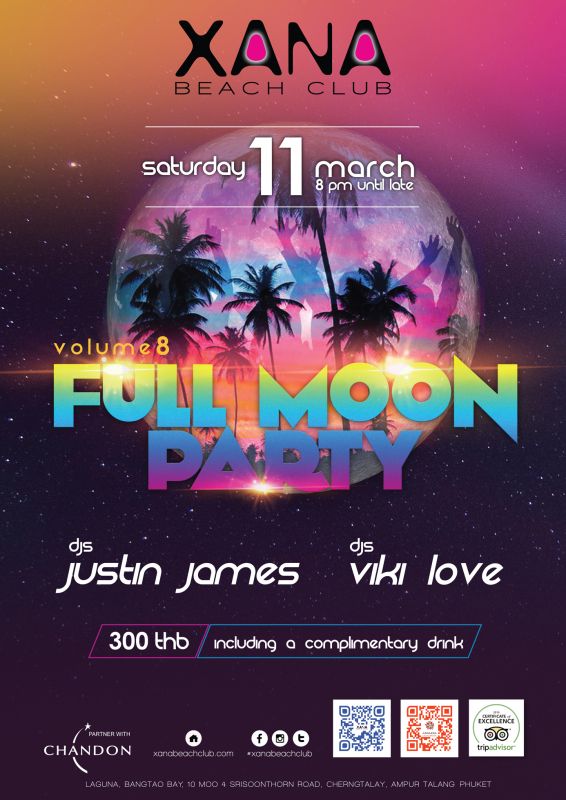 Full Moon Party Volume 8 at XANA Beach Club