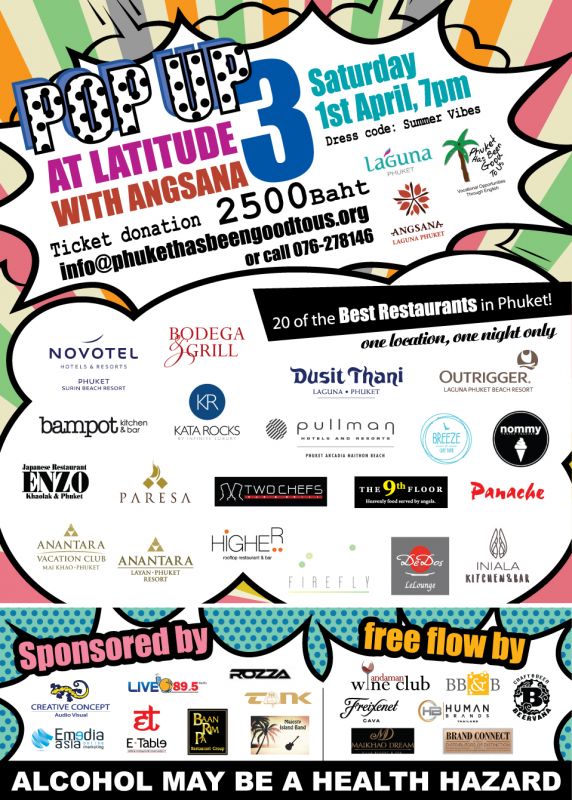 Pop Up 3 at Latitude with Angsana