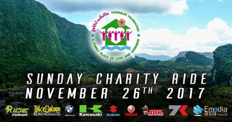 Sunday Charity Ride for Home & Life Foundation