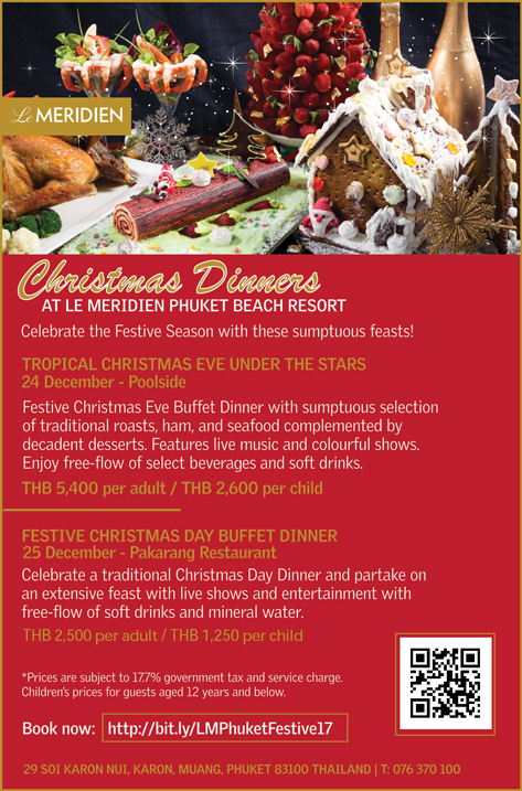Christmas Dinner at Le Meridien Phuket Beach Resort