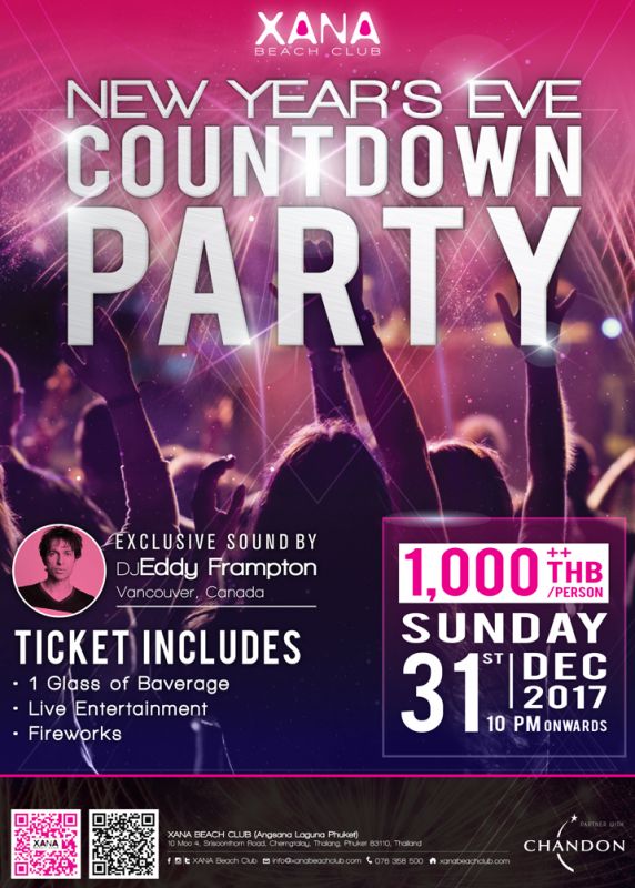Xana New Year's Eve Countdown Party