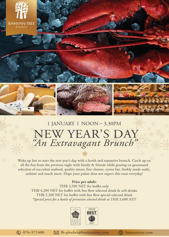 New Year's Day 'An Extravagant Brunch'