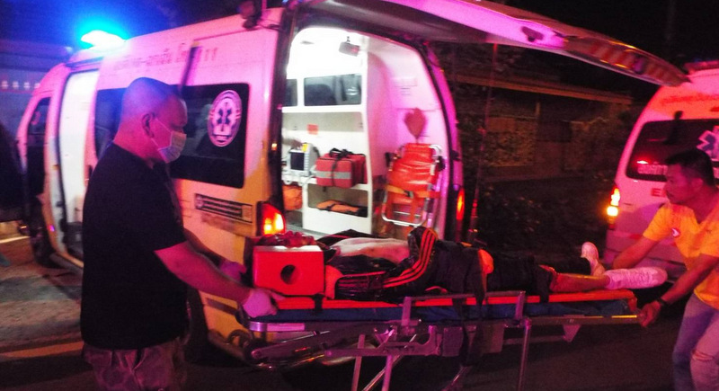 Man suffers serious head injuries as motorbike slams into drain