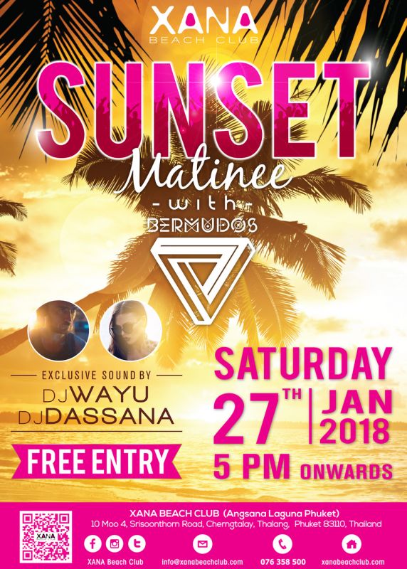 Cancelled - Sunset Matinee with Bermudos