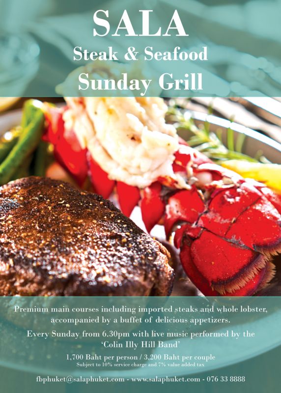 Sala Steak & Seafood Sunday Grill