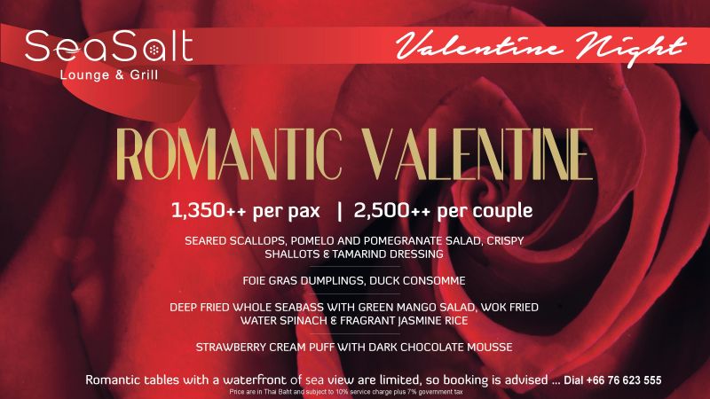 Romantic Valentine at Sea Salt Lounge & Grill