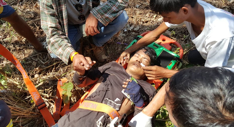 Electric shock leaves Myanmar man hospitalised in Phuket