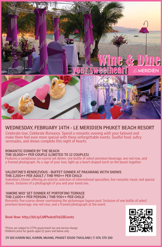 Wine & Dine your sweetheart at Le Meridien