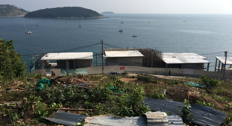 Construction of Phuket ‘eyesore residences’ halted again as officials deem land claim illegal