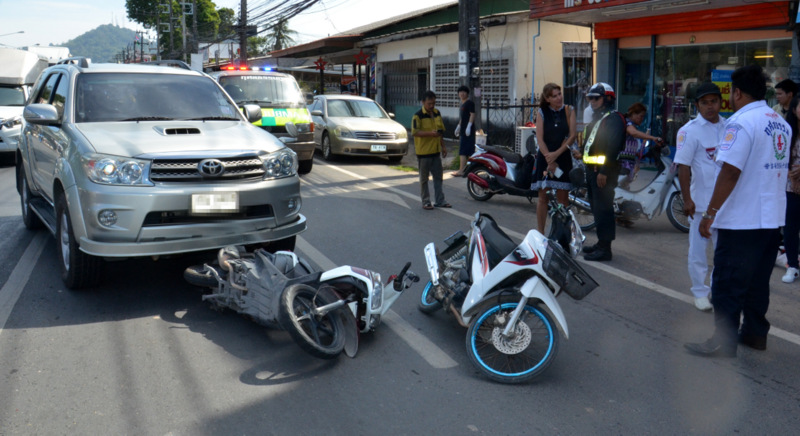 First day of traffic lights sees slew of accidents