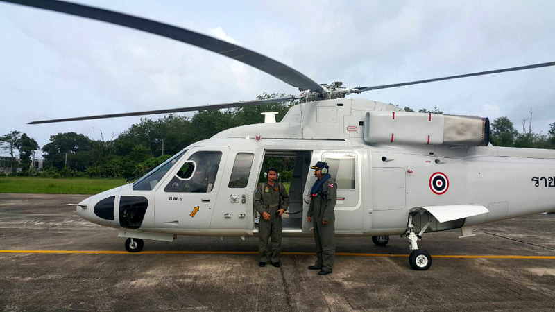 Navy continues helicopter search off Phuket for drowned Chinese tourist