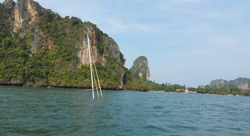 Sunken yacht found off Railay Beach, east of Phuket
