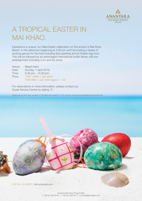 A Tropical Easter in Mai Khao
