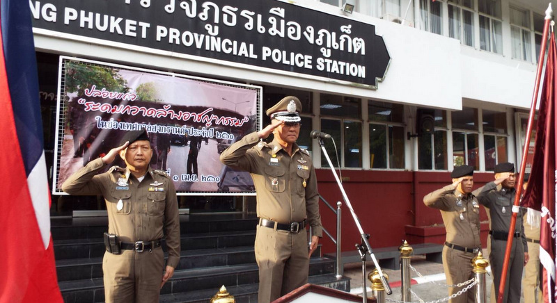 Phuket police ready for Songkran