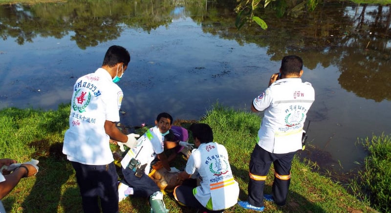 Phuket prisoner’s fast action helps save man from drowning in lagoon