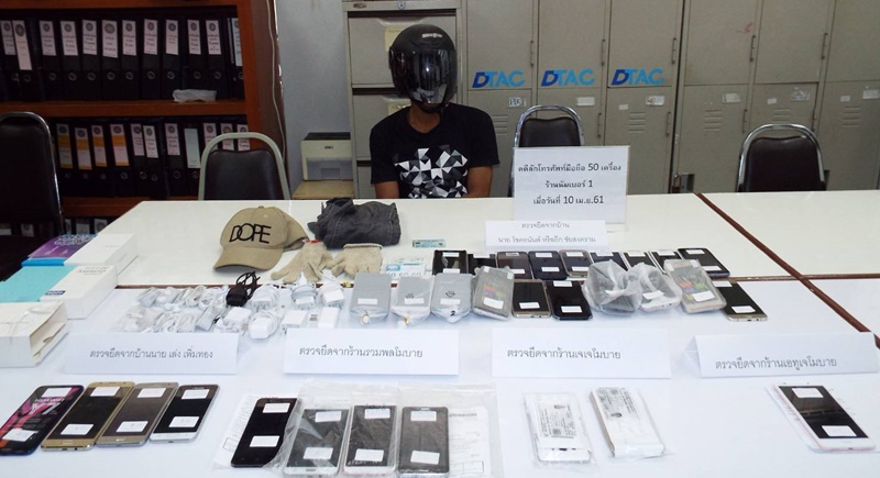 Man admits to Phuket mobile phone shop burglary, second man on the run