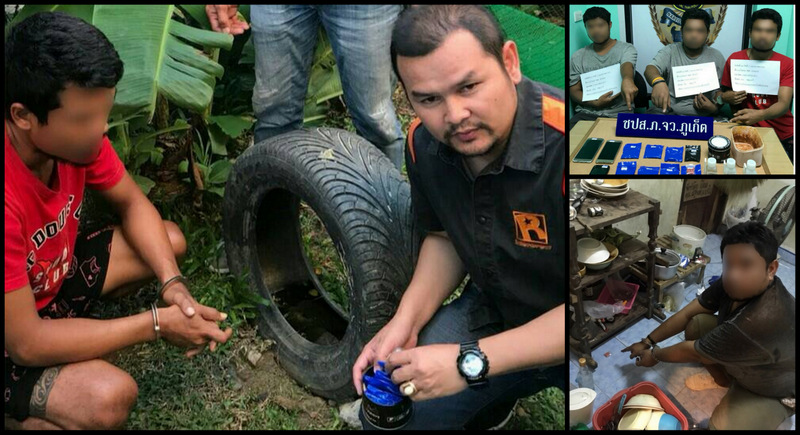 Phuket drugs haul smuggled in electrical appliances, delivered by public bus