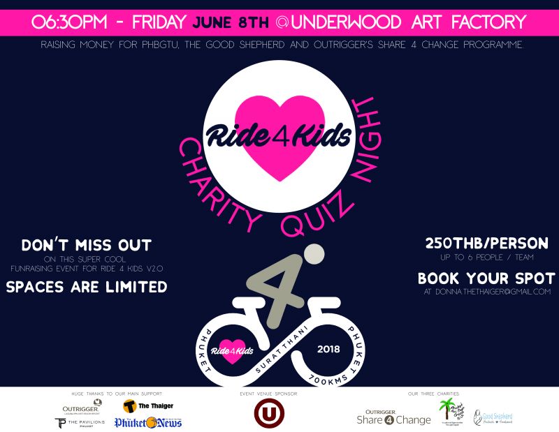 Ride 4 Kids Charity Quiz Night