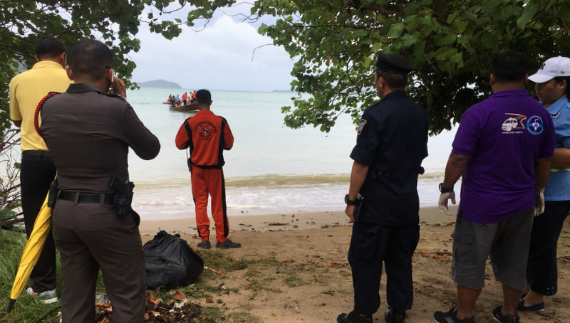 Phuket fisherman washed off rocks at Kata, body found off east coast