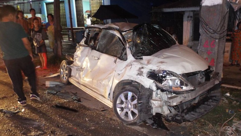 Four escape wipeout north of Phuket Town