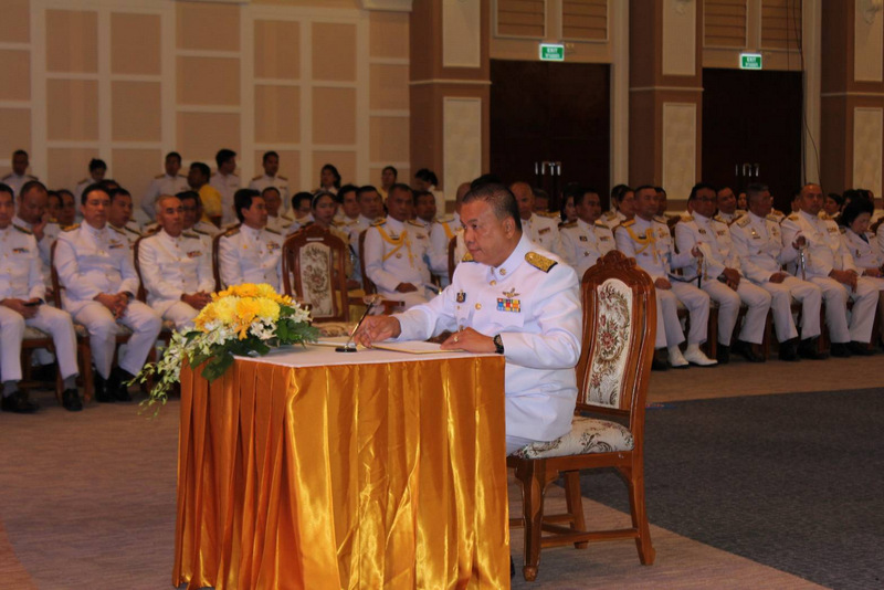 The event also included the signing of an official book of birthday wishes for HM The King. Photo: PR Dept
