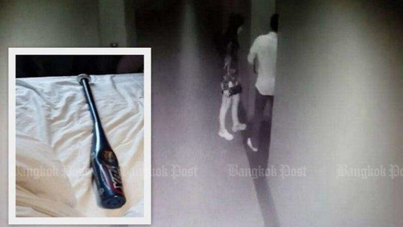 Hotel room killer ‘on the run’