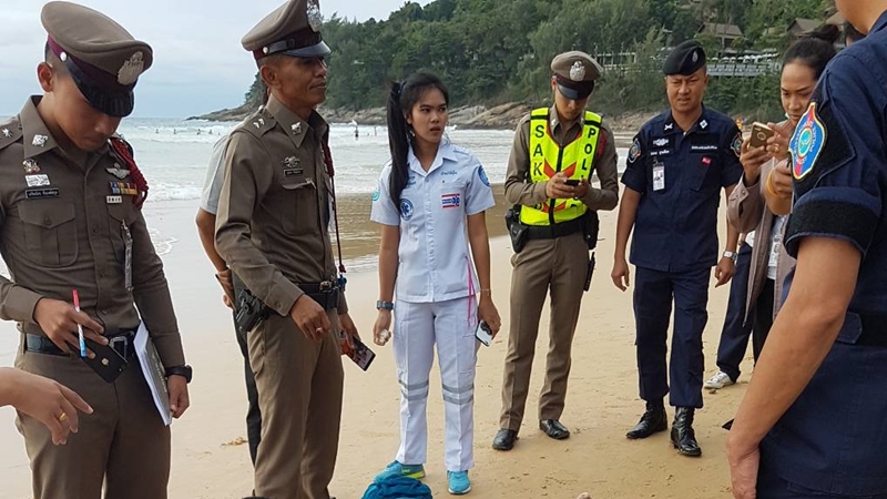 Phuket police investigate after body found floating in sea