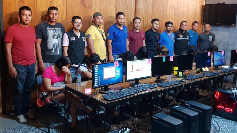 Seven women arrested for ‘online slots’ gambling operation