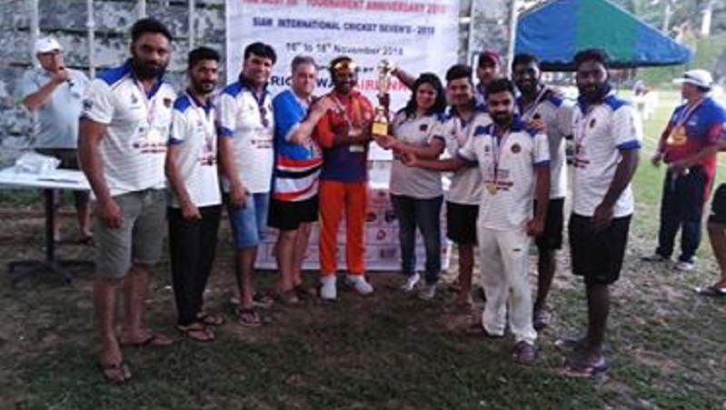 Raju’s Cricket Club lift Cup at Siam International Cricket 7s