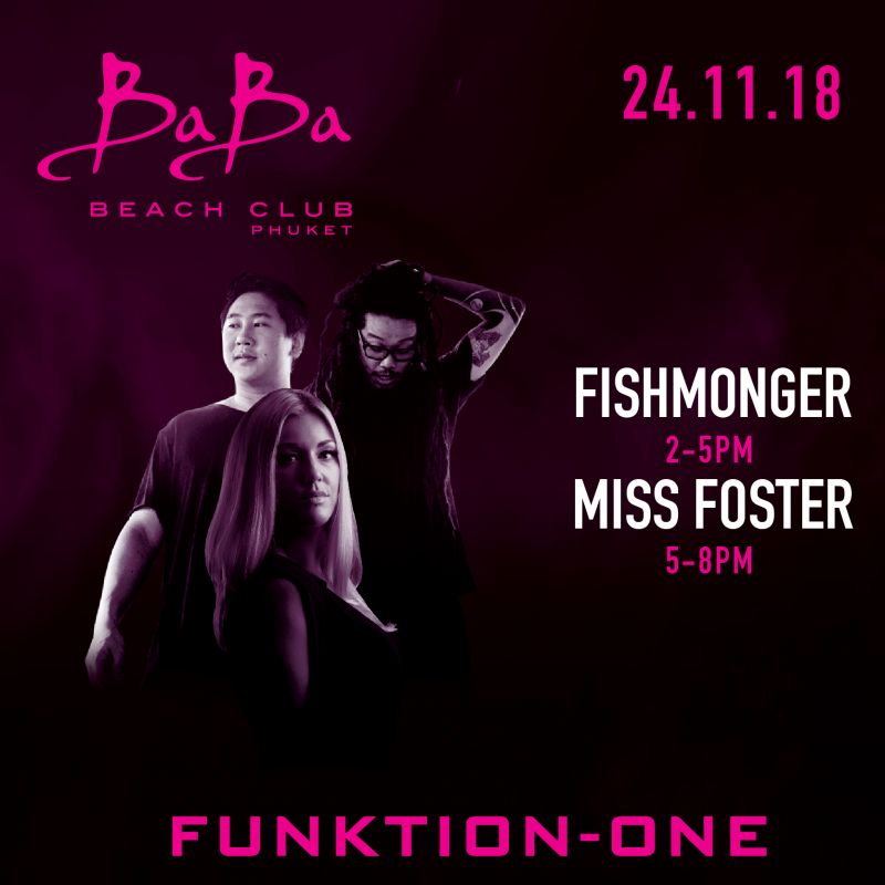 Baba Beach Club Phuket presents Miss Foster