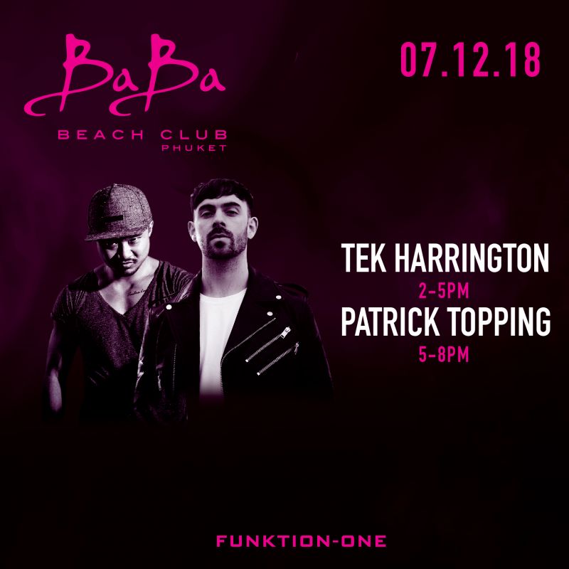 Baba Beach Club Phuket presents Patrick Topping